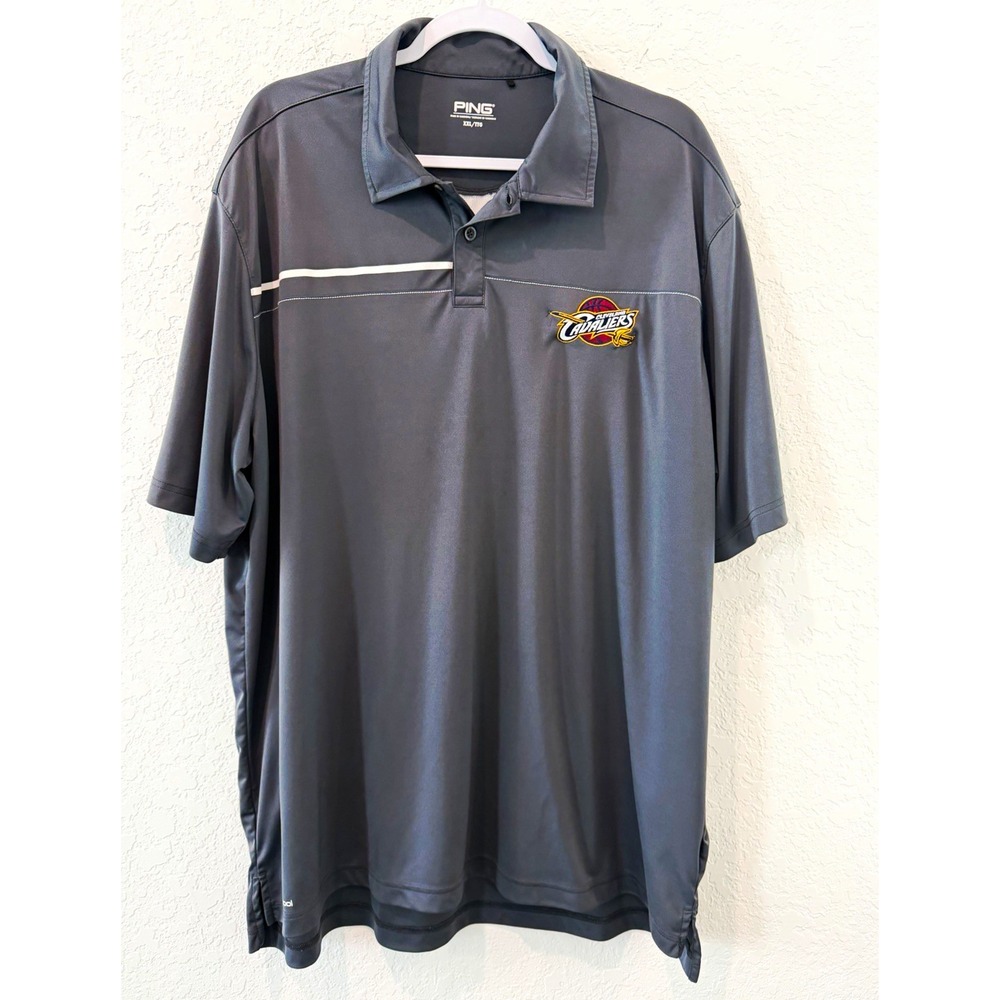 PING Sensorcool Cleveland Cavaliers Embroidered Logo Golf Polo Shirt Men's XL